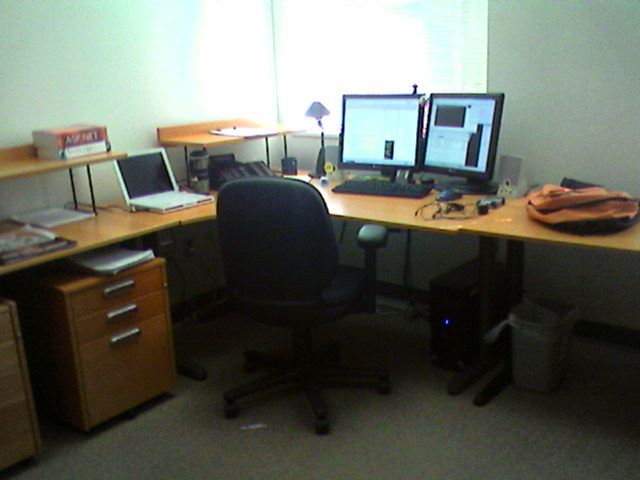 New desk at work
